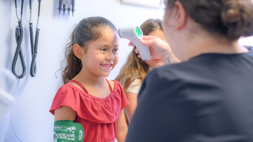 Pediatric Patient at Wellness Check appointment