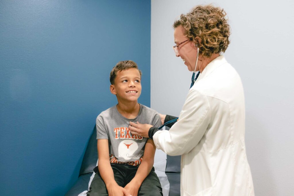 Emily Anne Fisher, MD - Primary and Pediatric Care in Lockhart, TX with pediatric patient
