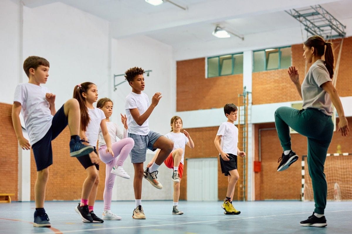 Children at PE Class